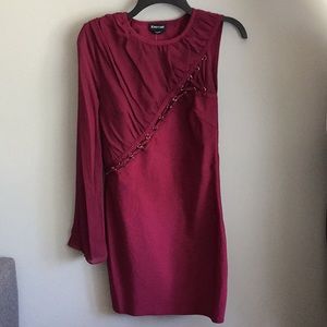 Bebe One Sleeve Dress